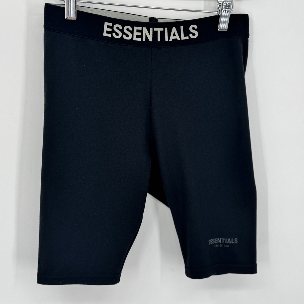 ESSENTIALS Fear of God Black‎ Bike Shorts Womens Size S